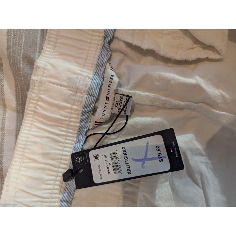 Tommy Hilfiger THFlex womens XXL white‎ stretch jogger pants NWT - Picture 6 of 10